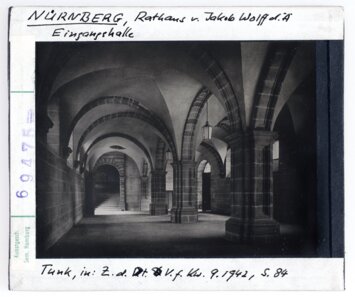 Vorschaubild Nürnberg, Rathaus, Eingangshalle, von Jakob Wolff d. Ä. Diasammlung